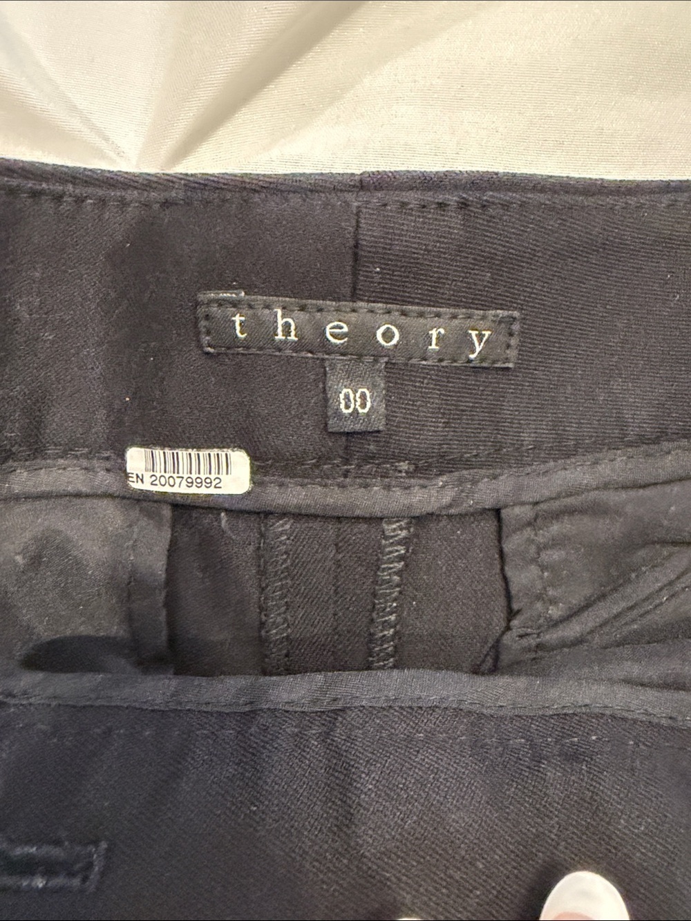 Theory Black Women's Tailored Shorts - Picture 2 of 8